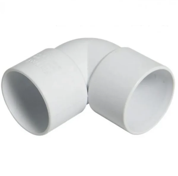 white O/F 90deg bend 21.5mm solvent (G57)